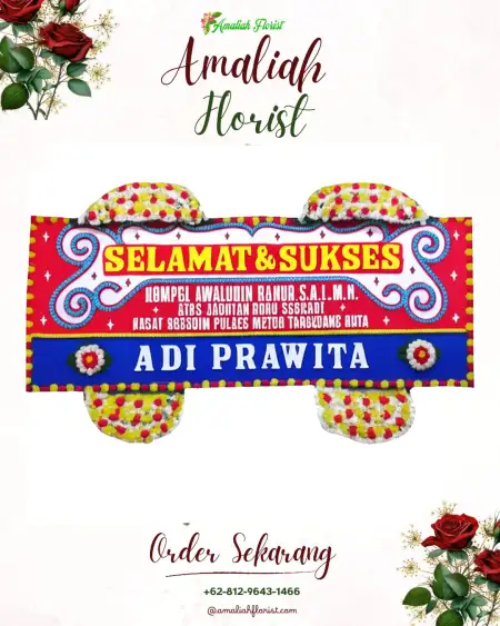 Papan Bunga Ucapan Selamat Silaing Bawah